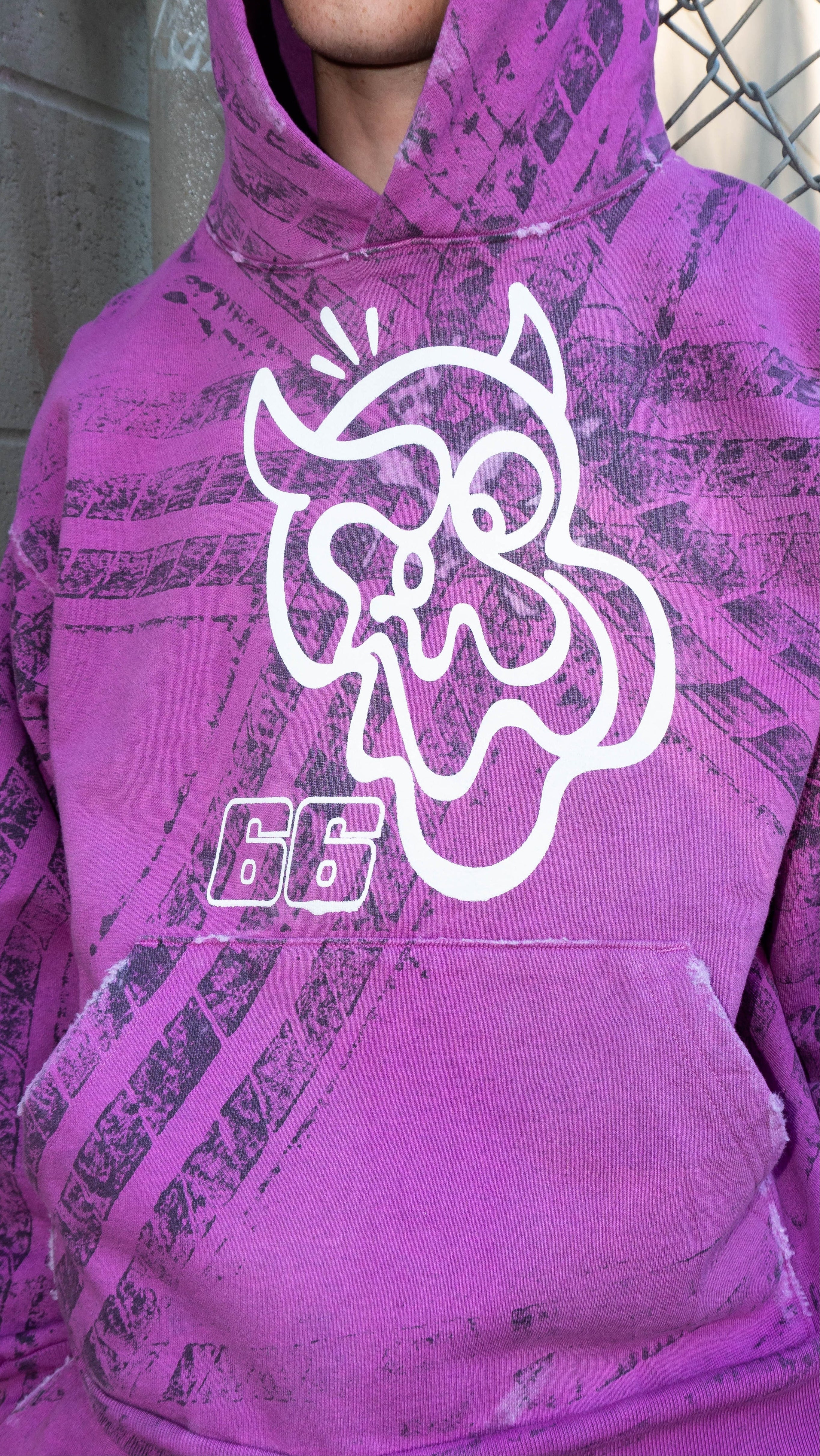 SPEED DEMON HOODIE PINK