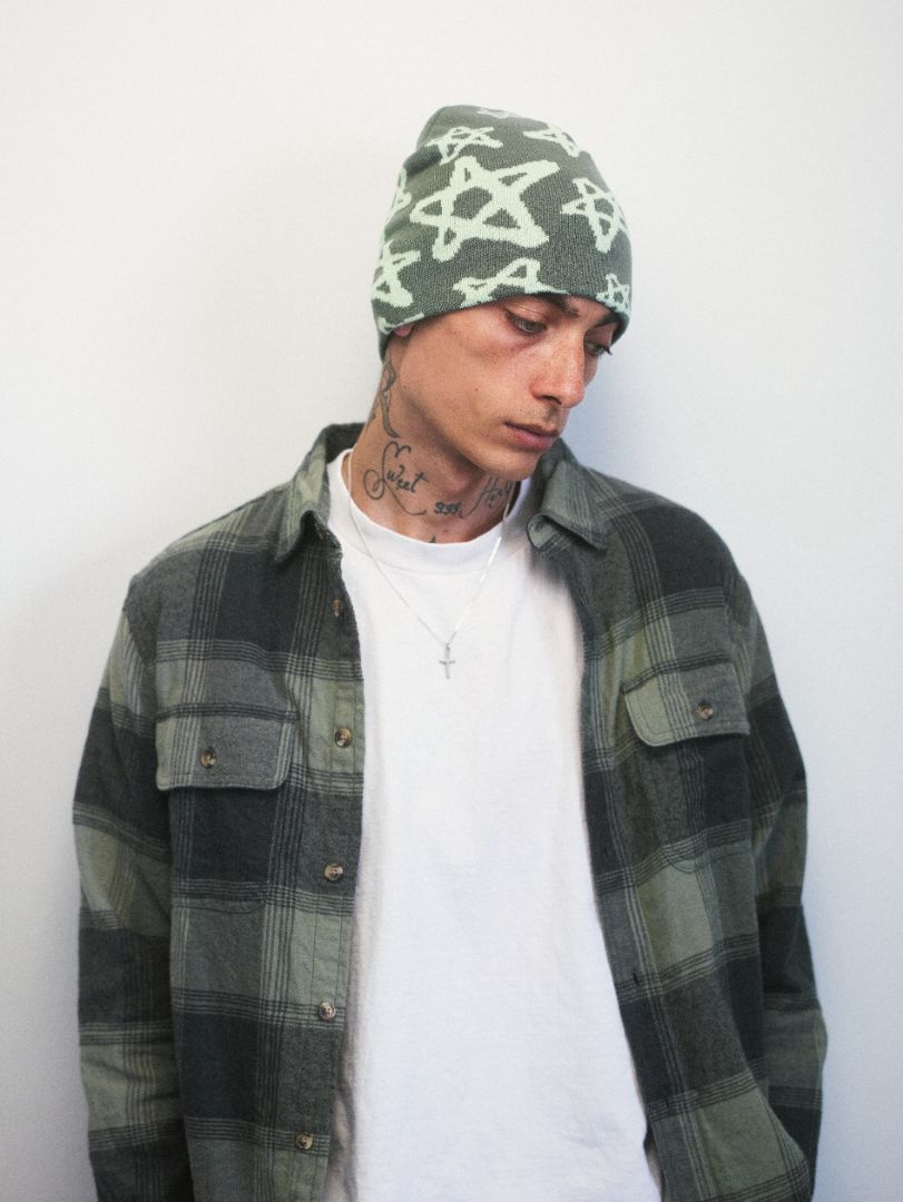 STAR BEANIE GREEN