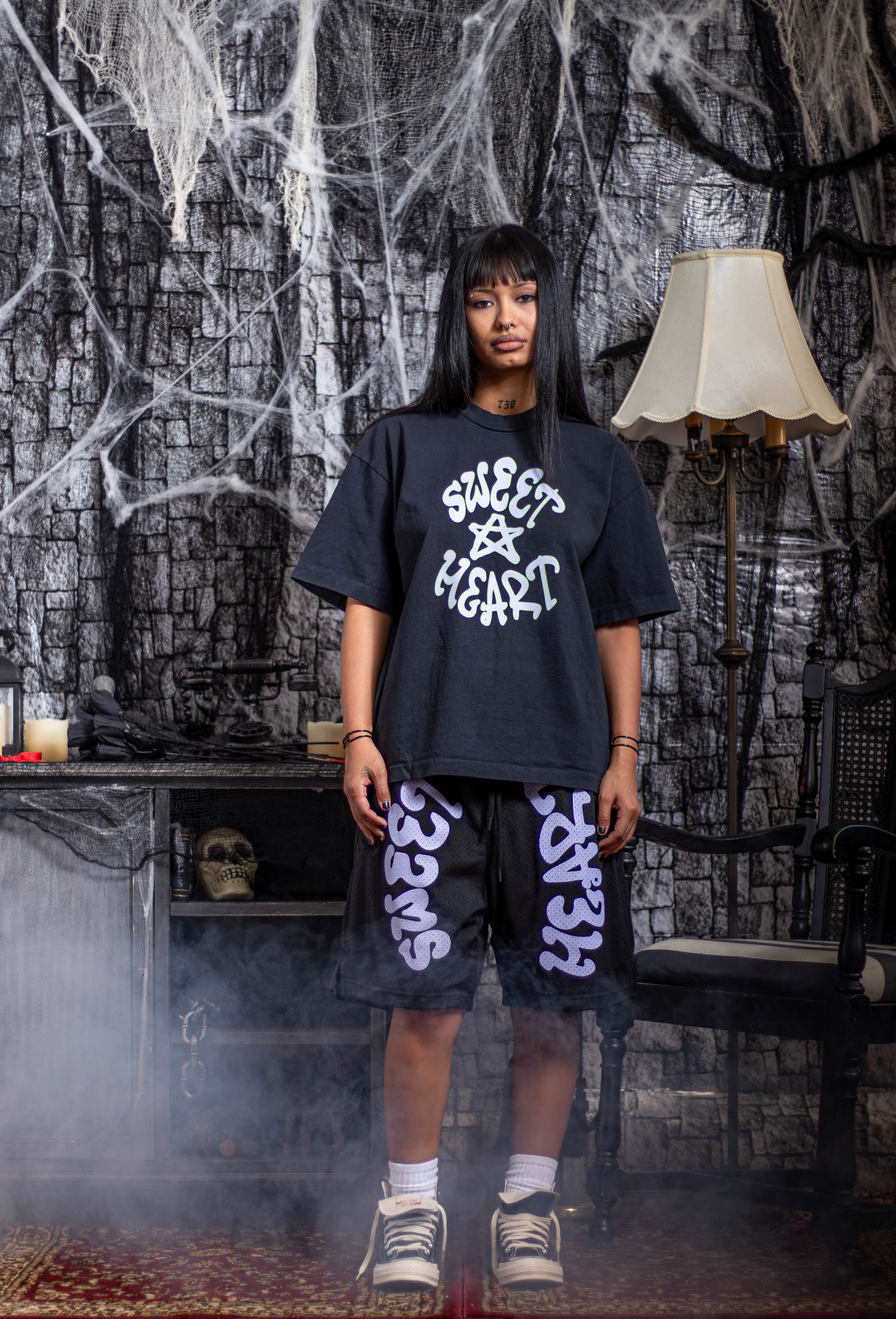 2-TONE SWEETHEART T-SHIRT LILAC/GREEN