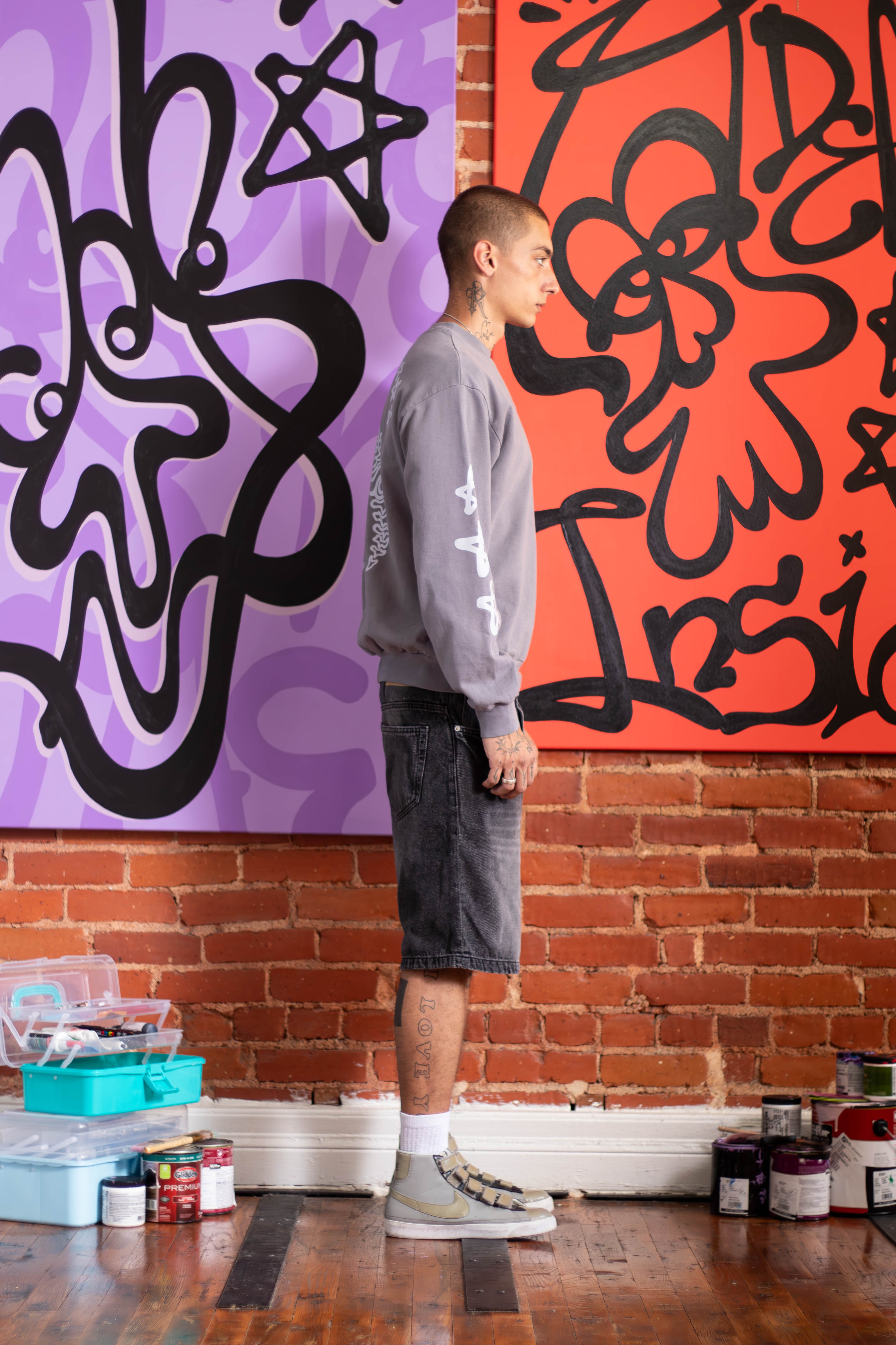 DINO LONGSLEEVE GREY