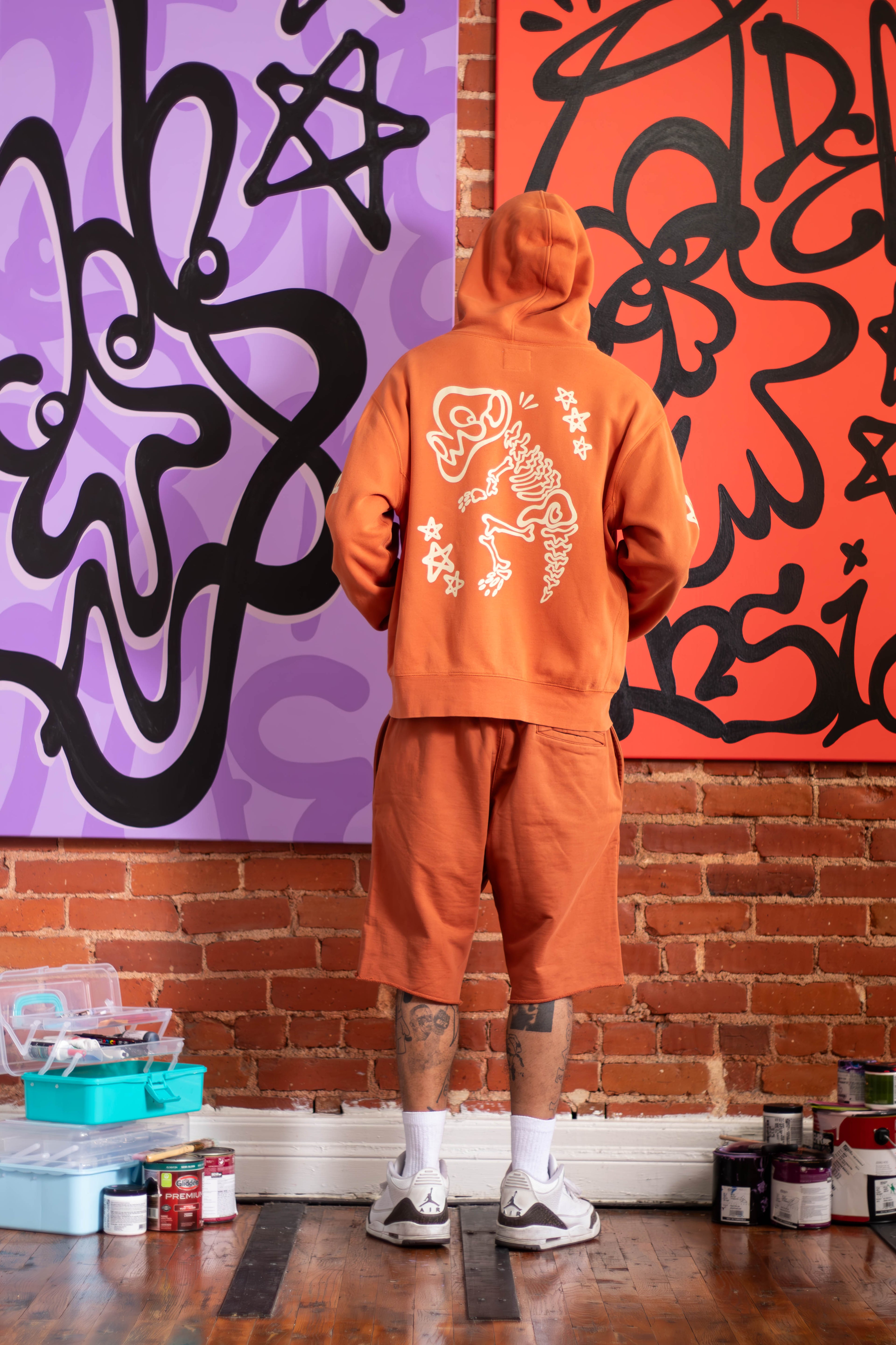 DINO ZIP-UP ORANGE