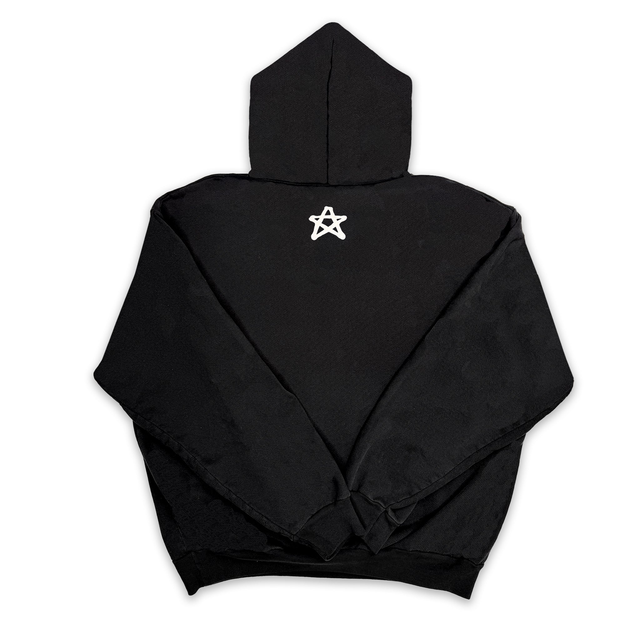 CROSSBONES HOODIE WHITE/BLACK