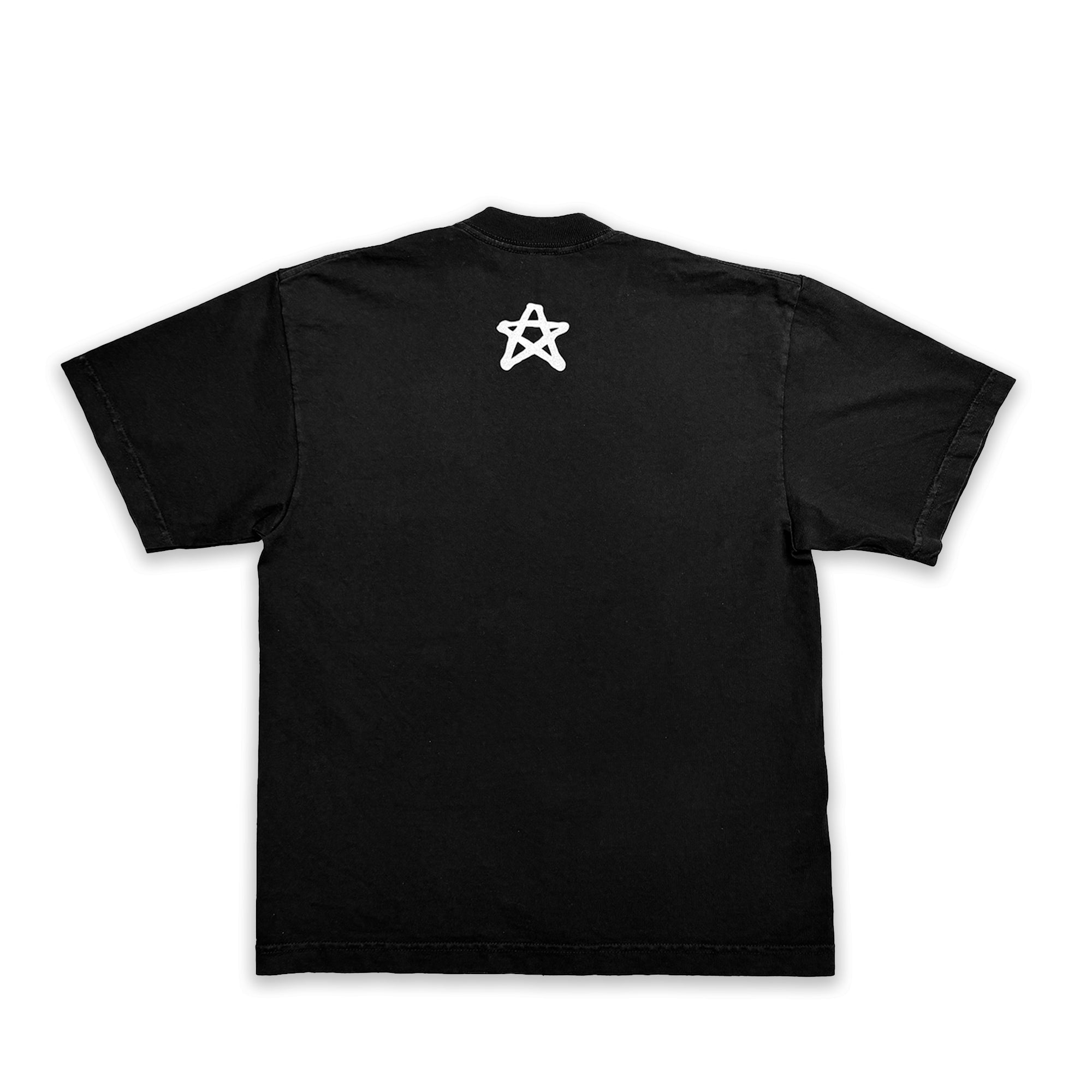 STAR T-SHIRT WHITE/BLACK