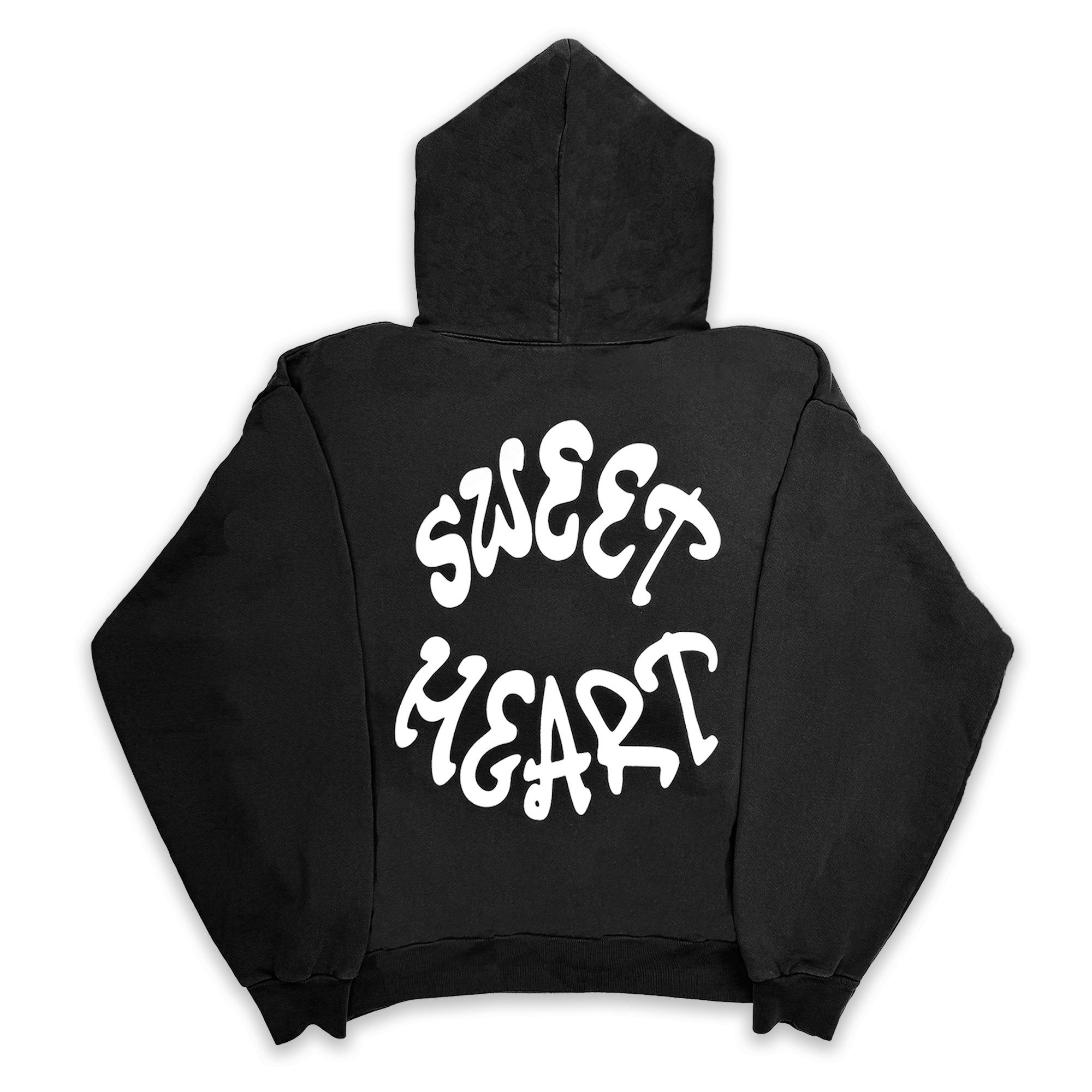 STAR HOODIE WHITE/BLACK