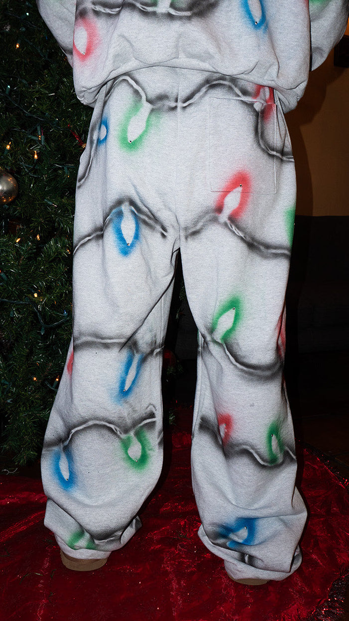 CHRISTMAS LIGHTS SWEATPANTS